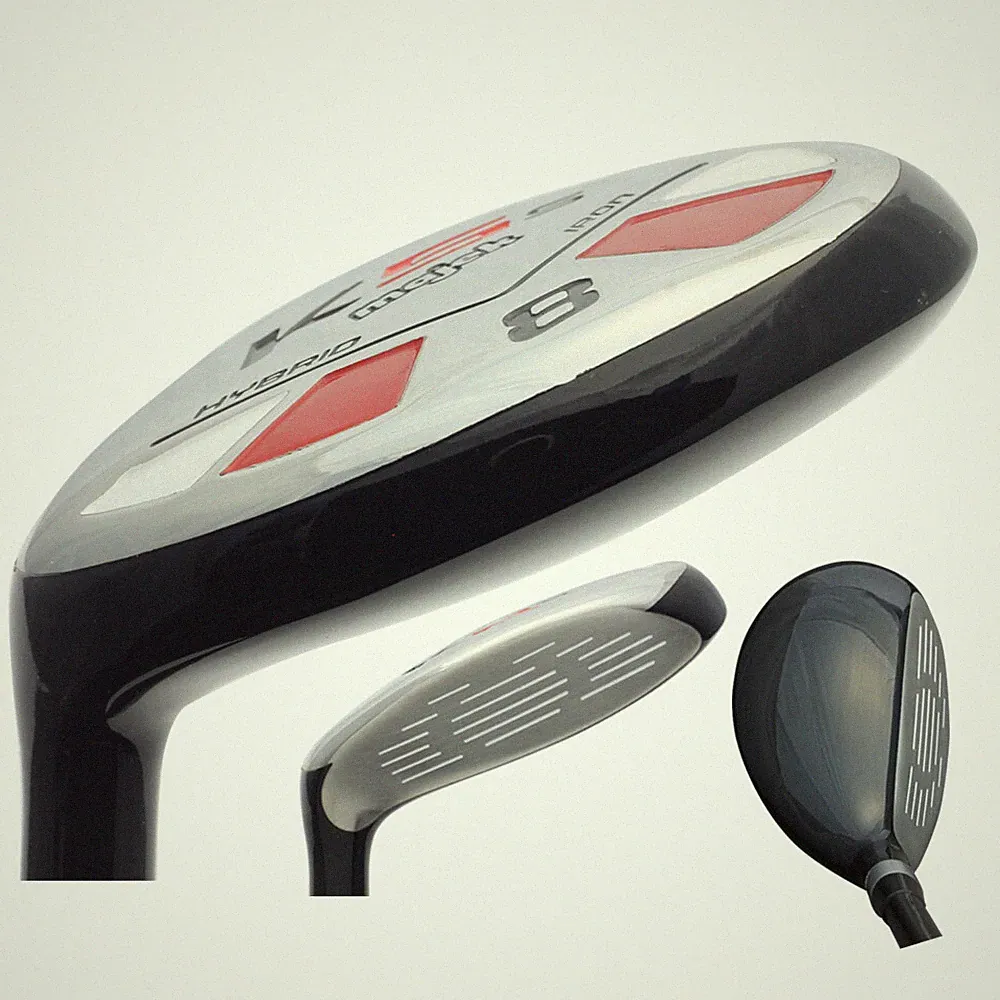 Left Handed - Majek Golf Men's #8 Hybrid Regular Flex Utility "R" Flex Club
