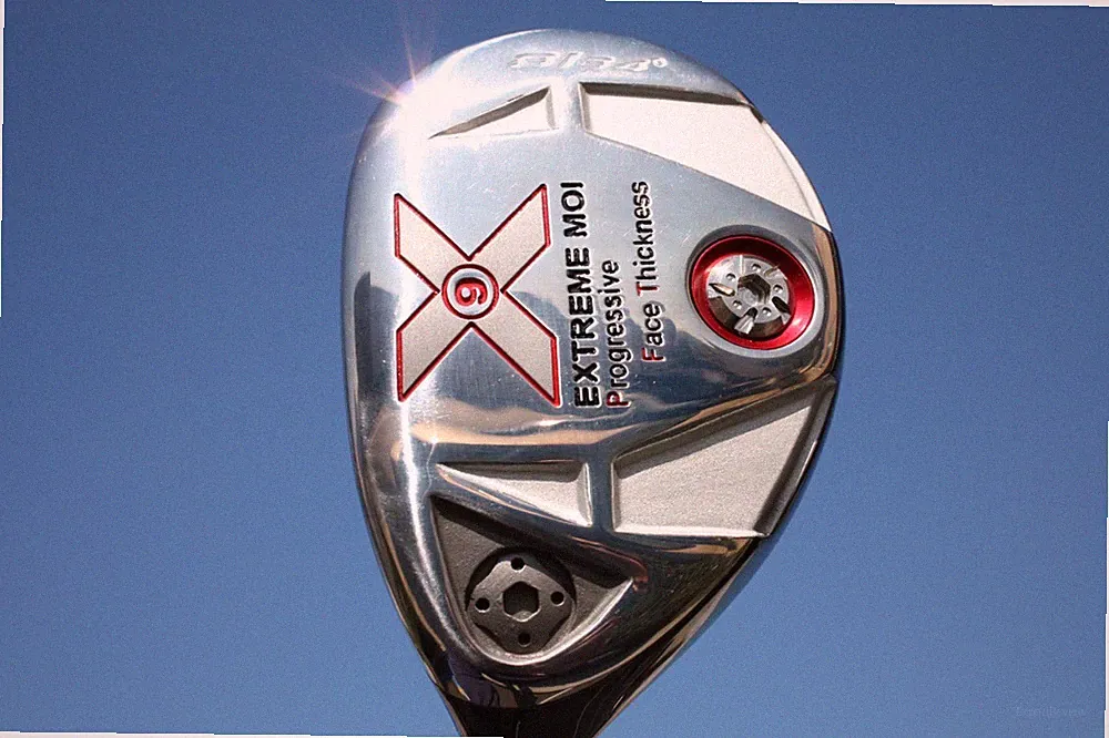LEFT HANDED MENS # 8 HYBRID GOLF CLUB - REGULAR FLEX GRAPHITE SHAFT