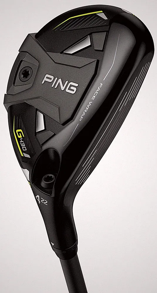 Left Handed Ping G430 22* 4H Hybrid Regular Black Dot Alta CB Black 70 Excellent