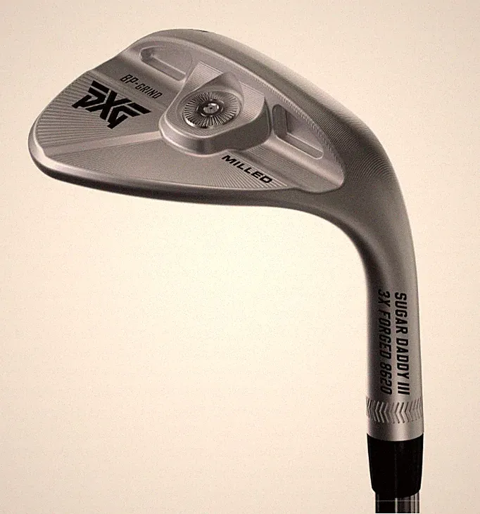 Left Handed PXG Sugar Daddy III Chrome 58* Lob Wedge 58-13 Steel