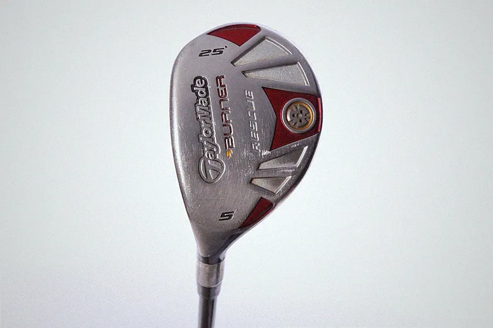 Left Handed TaylorMade Burner Rescue 25* 5H Hybrid Regular Flex TaylorMade REAX