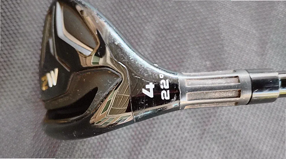 left handed taylormade M2 22 degree 4 hybrid