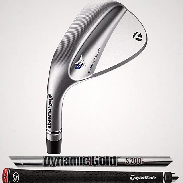 Left Handed TaylorMade MG3 52* Standard Bounce Wedge, Dynamic Gold S200