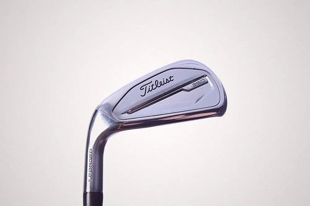 Left Handed Titleist 2023 T350 6-Iron Regular Flex Steel Shaft