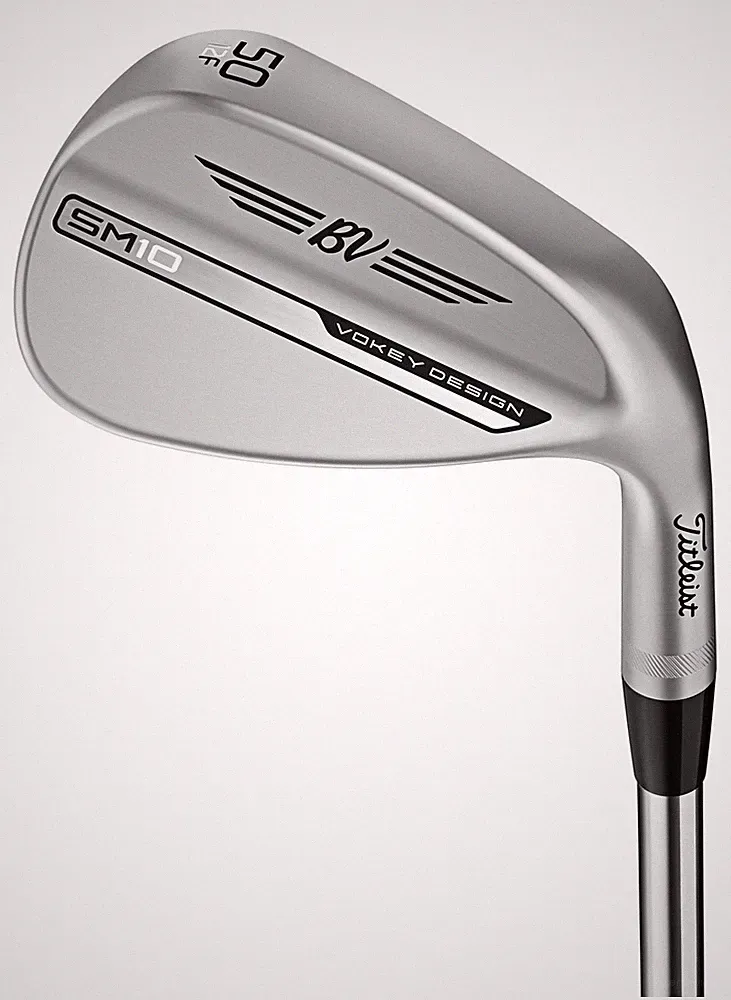 Left Handed Titleist Vokey SM10 Tour Chrome F Grind 52* Gap Wedge 52-8 Very Good
