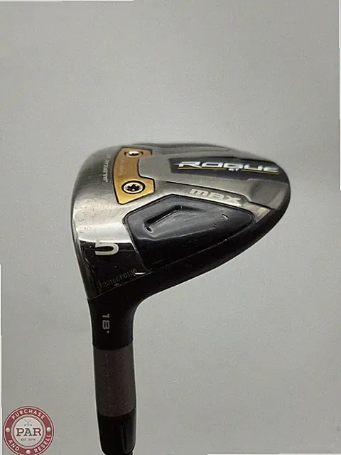 LEFTY 2022 CALLAWAY ROGUE ST MAX 5 WOOD 18* SENIOR PROJECTX CYPHER FIFTY 5.0 +HC