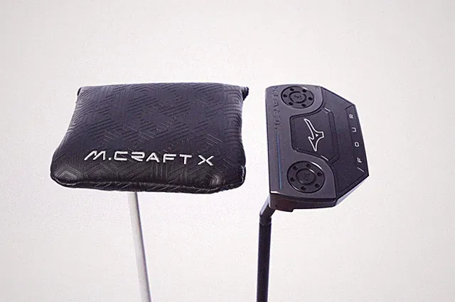LEFTY Mizuno M.Craft X S4 34 in Putter Mallet Mizuno Stock Steel Mid-Size Grip