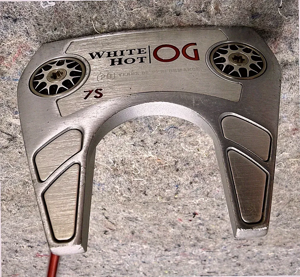 Lefty Odyssey White Hot OG 7-S Stroke Lab Putter SuperStroke Flatso 2.0 LH