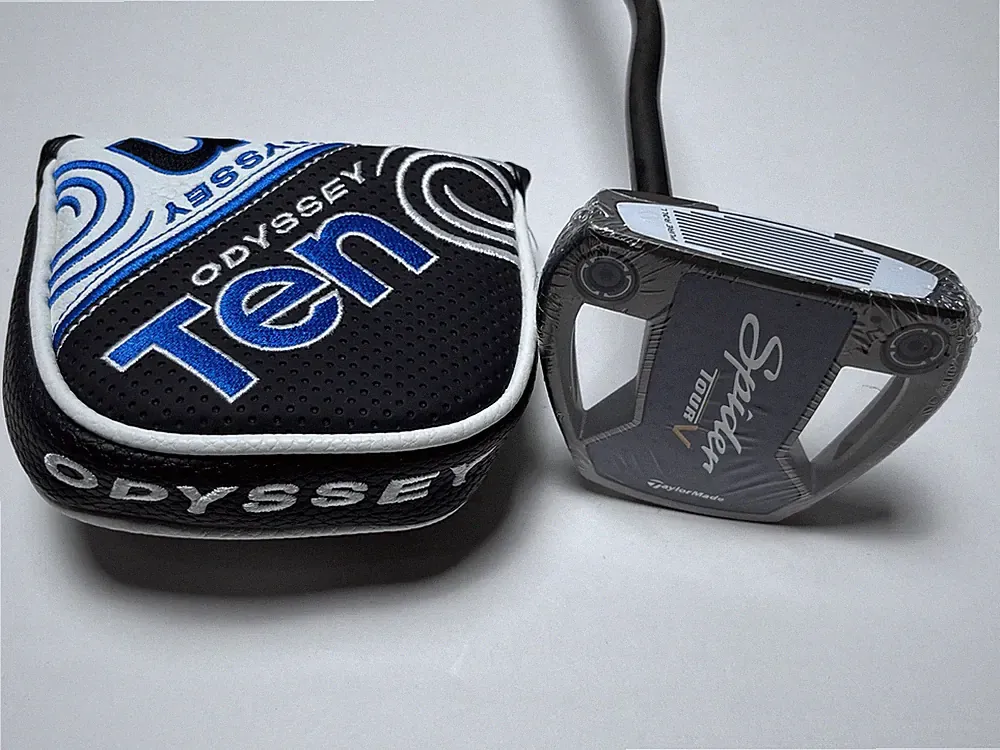LEFTY TaylorMade Spider Tour V Double Bend V7 Putter 35.5" Mens LH HC NEW