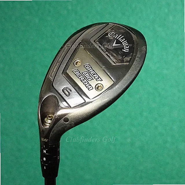 LH Callaway 2023 Great Big Bertha 26° 6 Hybrid HZRDUS Smoke RDX 5.5 Regular