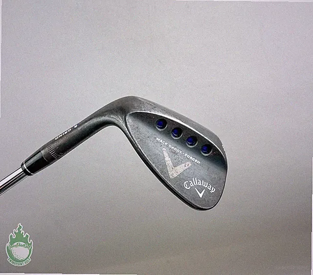 LH Callaway Mack Daddy Forged Wedge 56*-10 R Grind S200 Stiff Steel Golf Club
