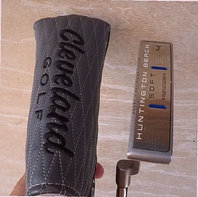LH CLEVELAND HUNTINGTON BEACH SOFT # 4 PUTTER 34" INCHES LEFT HANDED CHROME