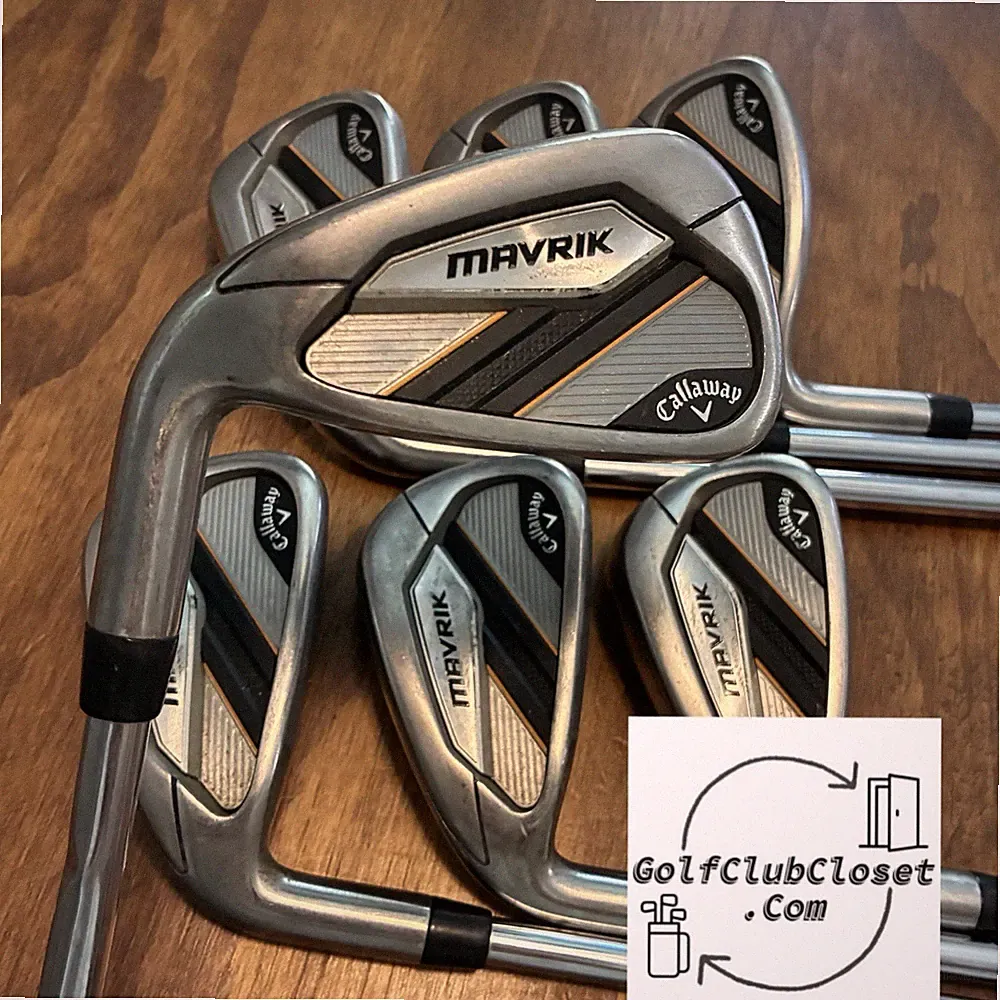 LH Ladies Or Junior Callaway Mavrik Iron Set Left Hand / 5-AW Regular Flex -1.5”