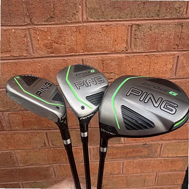 LH Ping Prodi G Junior Driver (40”) + Fairway (38.25”) + Hybrid (36.75”) LH Set