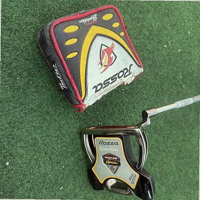 LH -Rossa TaylorMade Monza Spider, Itsy-Bitsy Putter W Headcover / 35” Need Grip