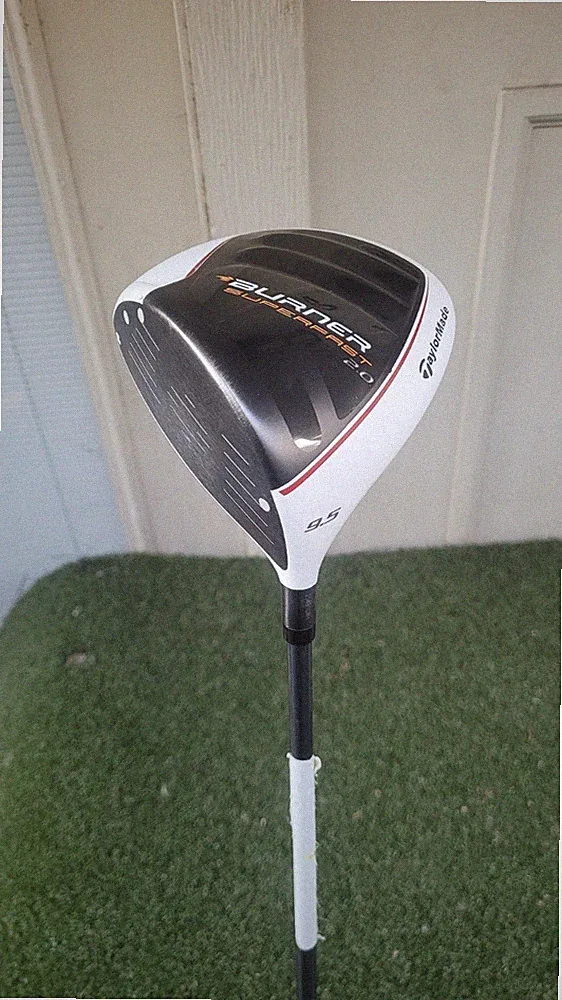 LH TaylorMade Burner SuperFast 2.0 Driver 9.5* REAX 4.8 STIFF Graphite LEFTY