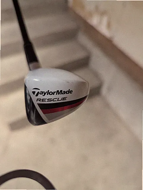 LH TaylorMade Rescue R15 3-Hybrid Graphite Shaft Stiff Flex PHENOM TOUR x Flex
