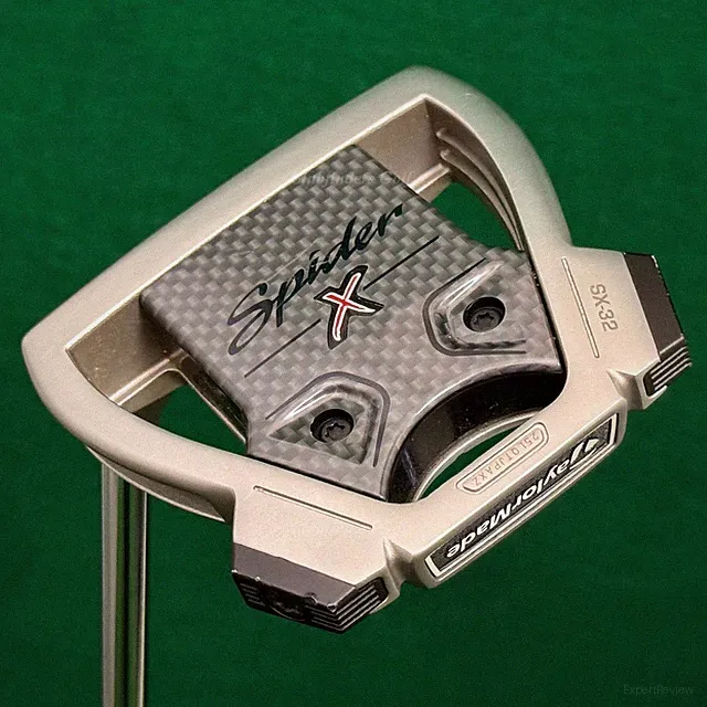 LH TaylorMade Spider X SX-32 HydroBlast #3 Slant Mallet 34" Putter w/SuperStroke