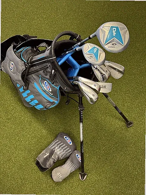 LH USKG US Kids Golf DV3 WT-20s UltraLight LH UL48-s Junior Set! LEFTY 7piece