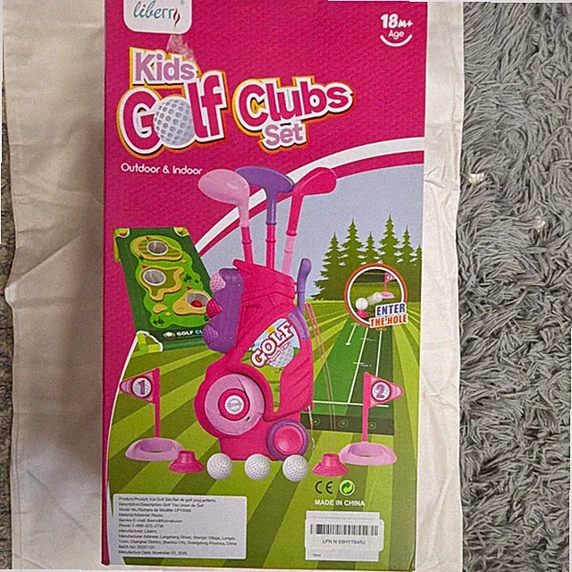 Liberry CP10068 Kids Complete Golf Club Set Right-Handed Pink/Purple
