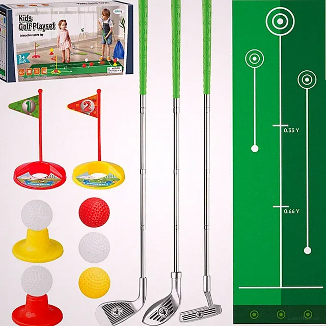 Liberry Toddler Golf Clubs Set, Kids Toy for Boys Girls Large, Multicolor