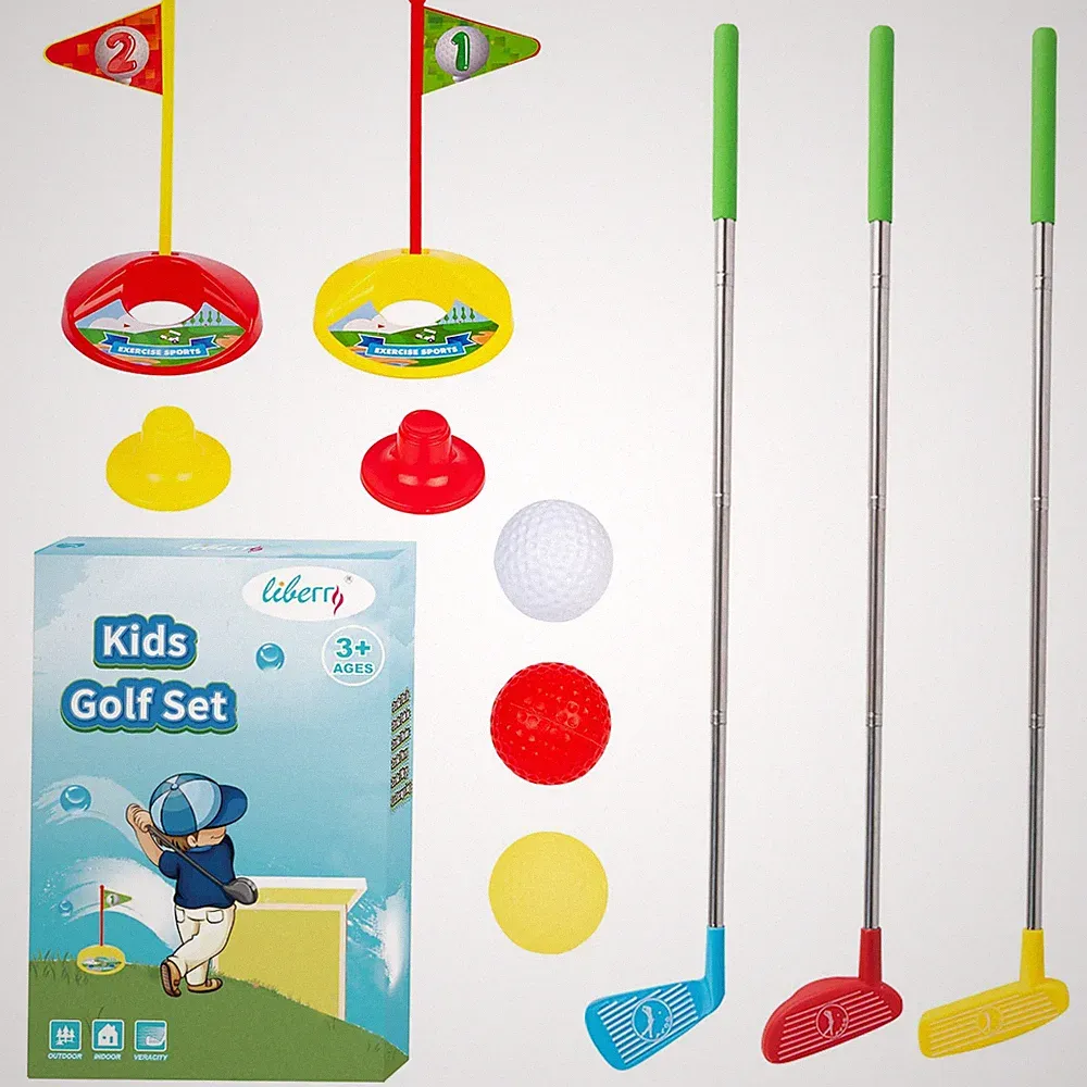 Liberry Toddler Golf Set, Retractable Toy Golf Clubs for Kids Ages 2 3 4 5, I...