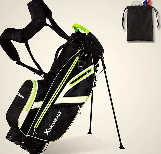 Lightweight 8-Way Golf Stand Bag with Cooler, Dual Strap & Rain Cover