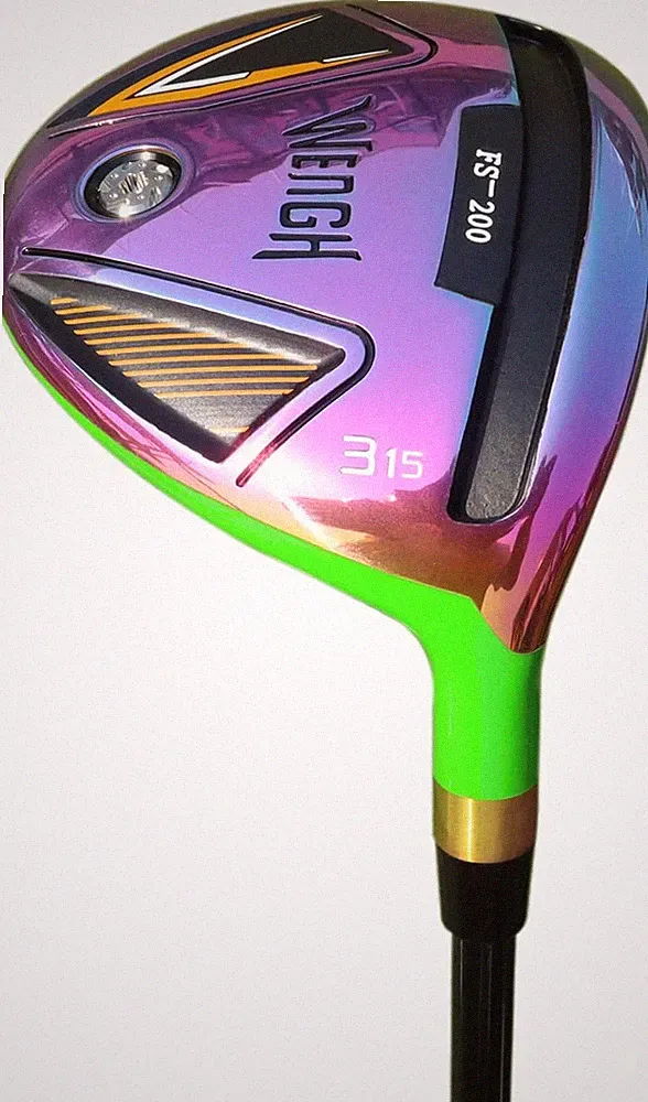 Lightweight Titanium Face 3 or 5 Wood Golf Club for Men & Women - Right Handed