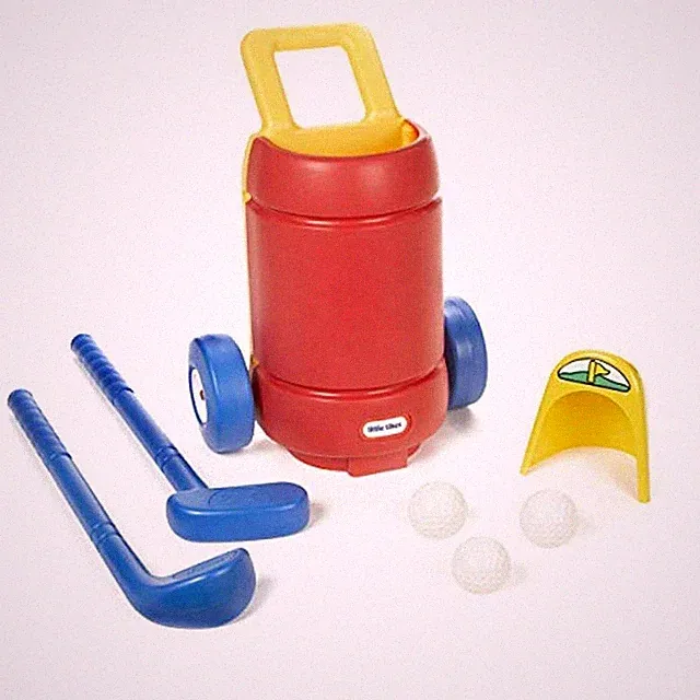Little Tikes TotSports Easy Hit Golf Set + 3 balls + 2 clubs