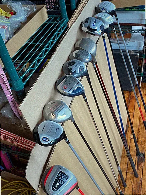 Lot 11 Golf Drivers Woods Lynx Integra Top Flite Golfsmith Affinity Titanium RH