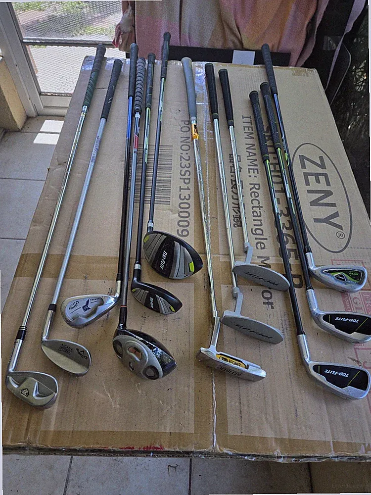 Lot 12 Assorted Golf Clubs