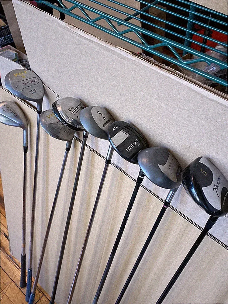 Lot 13 Golf Woods Cobra Adams Tight Lies Voit Mercury II Xplosion RH Clubs