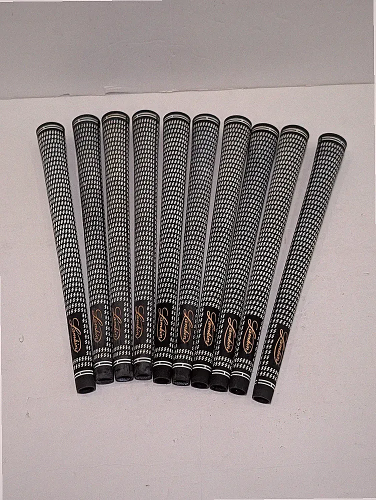 Lot of 10 Lamkin Crossline Golf Club Grips Black White New Open Box