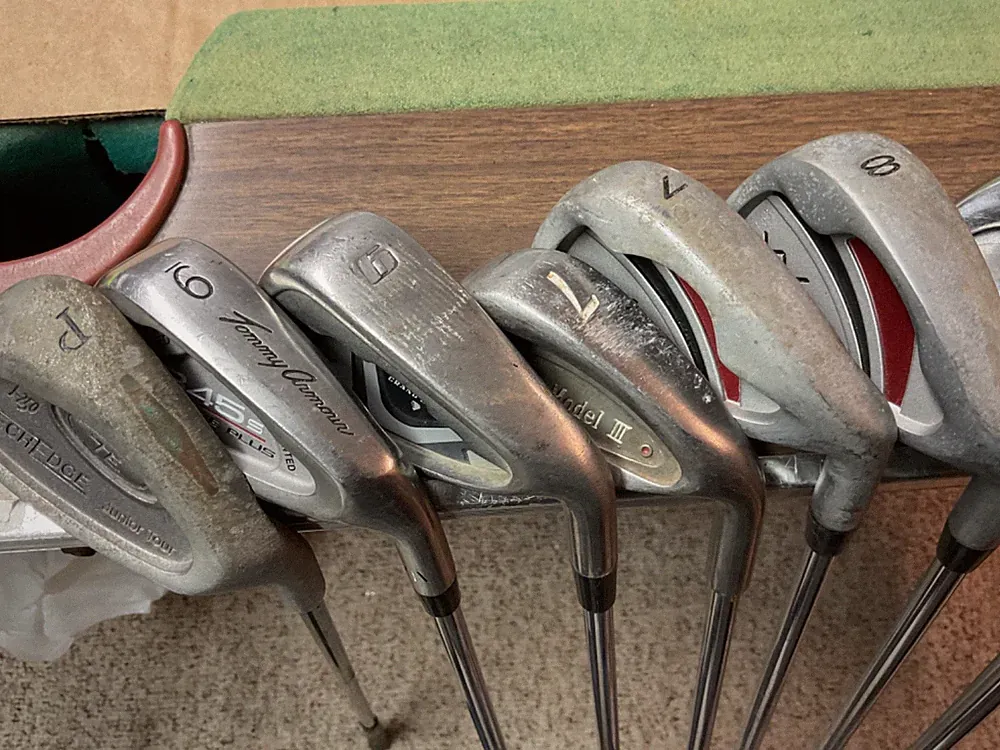 Lot of 16 Golf Clubs - Right Handed - Assorted Irons and Wedges