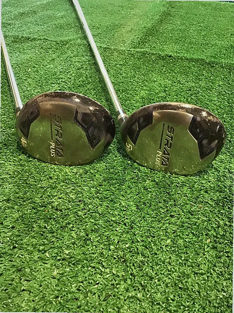 Lot of 2 Callaway Strata Plus Hybrid 4 & 5 Golf Clubs RH distress