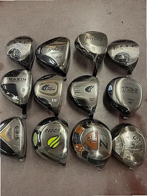 Lot Of 24 Driver Club Heads Club Components Mixed Lot 8-10 Degree Right Hand