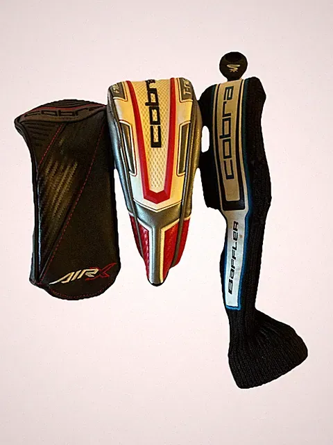 Lot of 3 Assorted Cobra Golf Club Covers