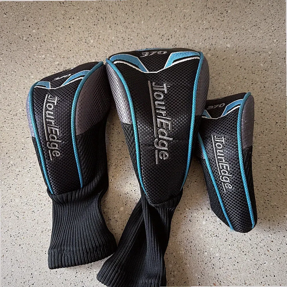 Lot Of 3 Tour Edge Bazooka 370 Golf Club Head Covers