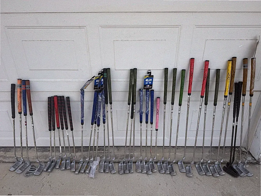 Lot of 36 US Kids putters new and used Youth Junior Clubs Golf