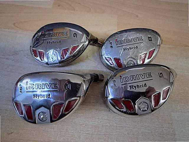 Lot of 4 I Drive Hybrid Golf Club Heads