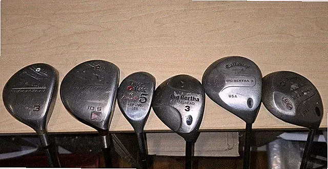 Lot Of 8 Mixed Drivers, Woods Callaway TaylorMade