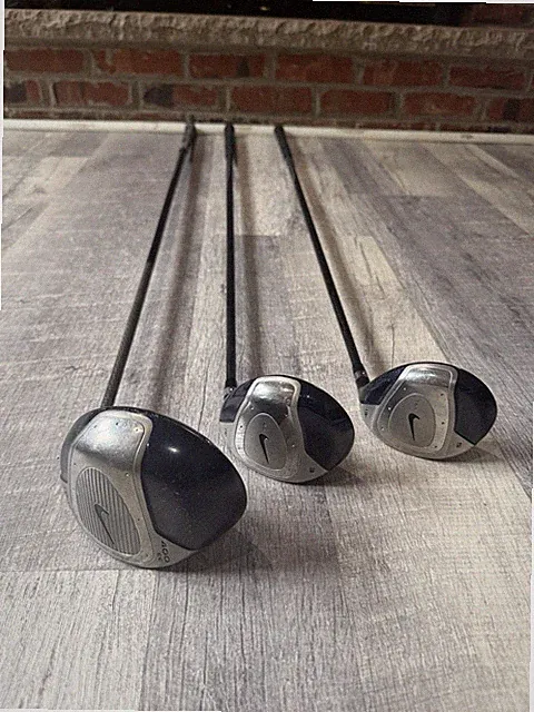 LOT Of Nike Ignite Driver & T-40 3 & 5 Fairway Woods Regular Flex Mid kick