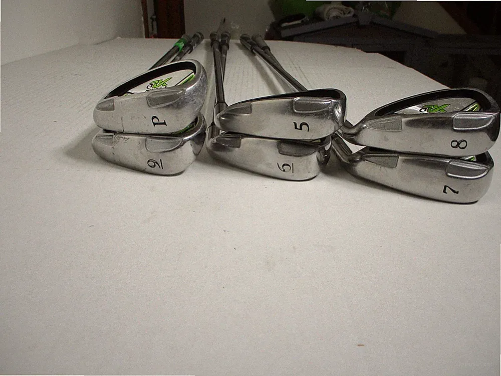 LOT OF SNAKE EYES PYTHON XLD GOLF CLUBS 5 6 7 8 9 P