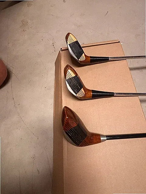 Louisville Golf Niblick Persimmon 2/4/7 Fairway Wood Set RH S400/Graphite