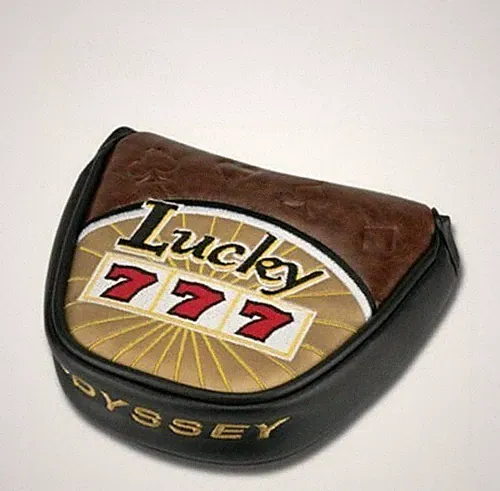 Lucky 777 Mallet Magnetic Closure Putter Head Cover For Odyssey Golf Club 2026