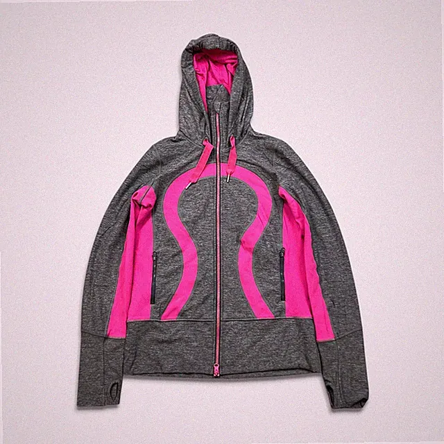 Lululemon In Stride Jacket Womens Size 6 Gray Full Zip Sports Athletic