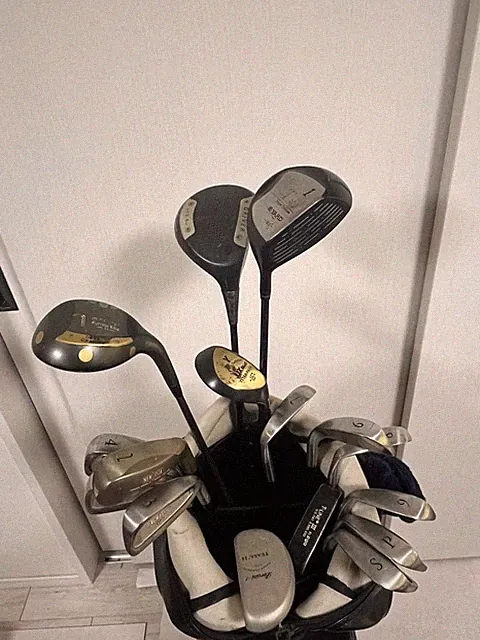 Luxury full set of 16 pieces! Men's golf club set with Mizuno bag/beginner