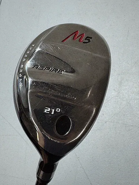M5 ASPIRE 21 DEGREE RH HYPER STEEL HEAD LIGHT WEIGHT HIGH LAUNCH GRAPHITE SHAFT