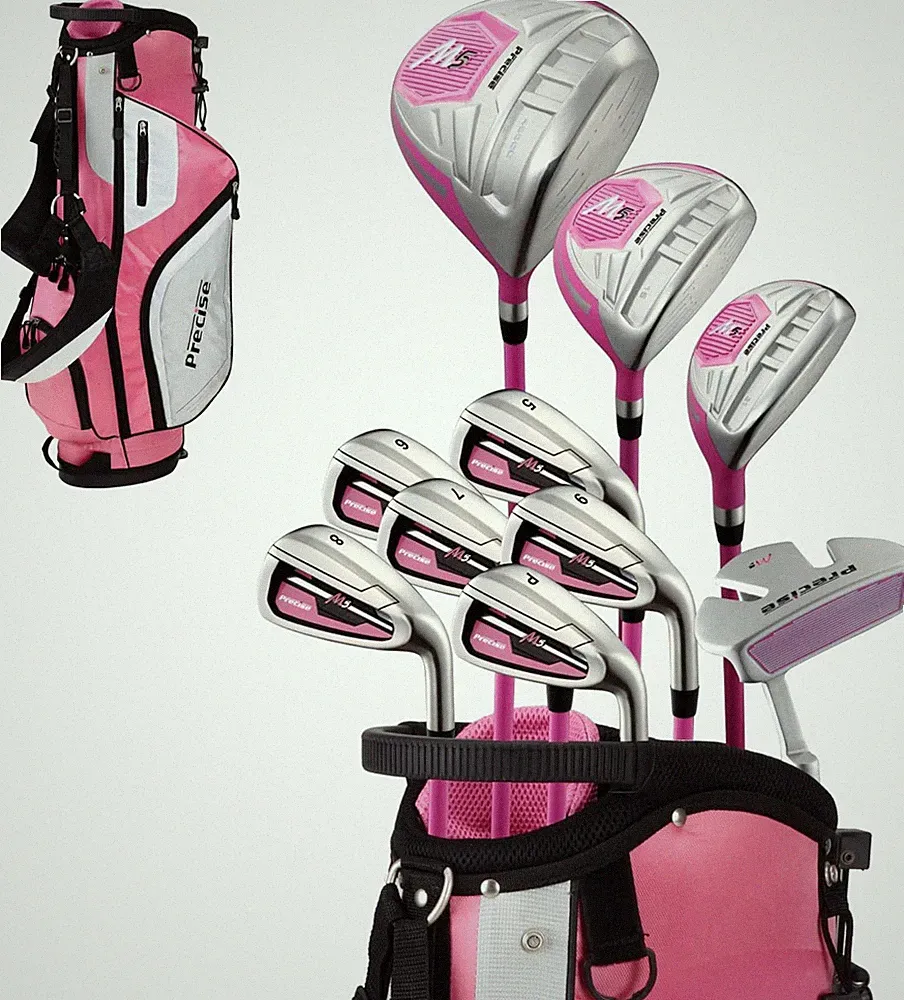 M5 Womens Golf Clubs Full Set, Titanium Driver, S.S. Fairway, S.S. Hybrid, S.S.
