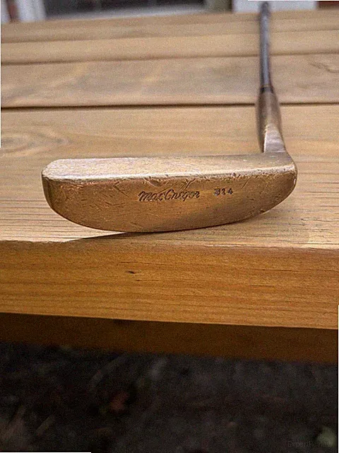 MacGregor 314 Blade Putter RH Steel Shaft Brown/Silver/Black
